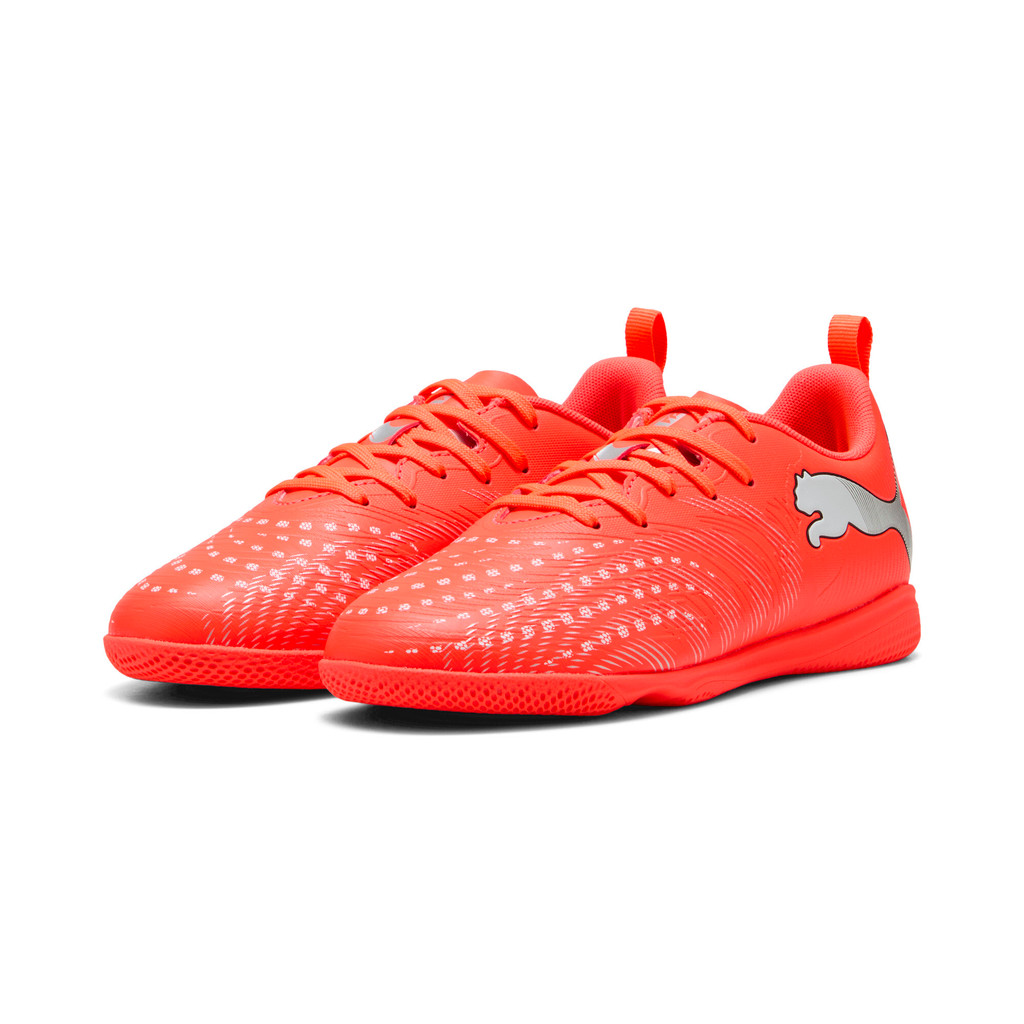 Sepatu Futsal Anak Future 9 Play It Jr Glowing Red-Puma Whi 108927 01