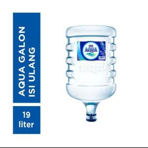 galon aqua 19liter refill