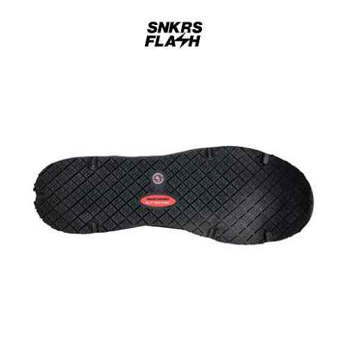 SKECHERS WORK Uno Sr Black Sepatu Casual Pria  - 200054BLK - Size 41