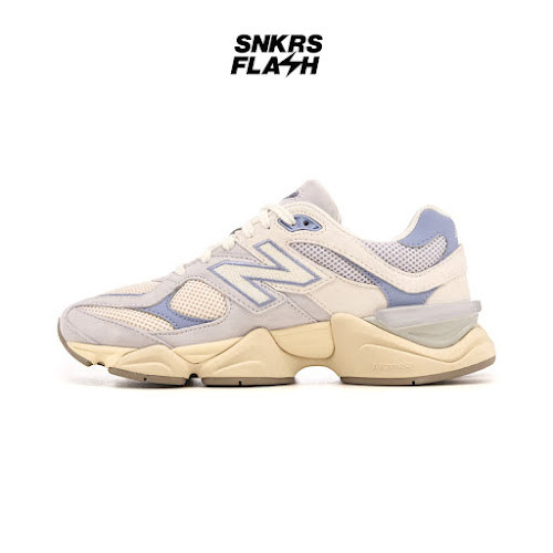 NEW BALANCE 9060 Pearl Grey Linen Sepatu Sneakers Wanita  - U9060EEL - Size 40