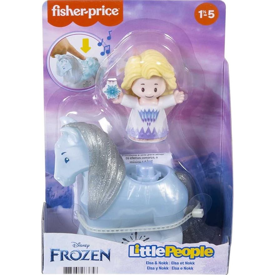 Fisher Price Little People Toddler Toys Disney Frozen Elsa Nokk Figure Set