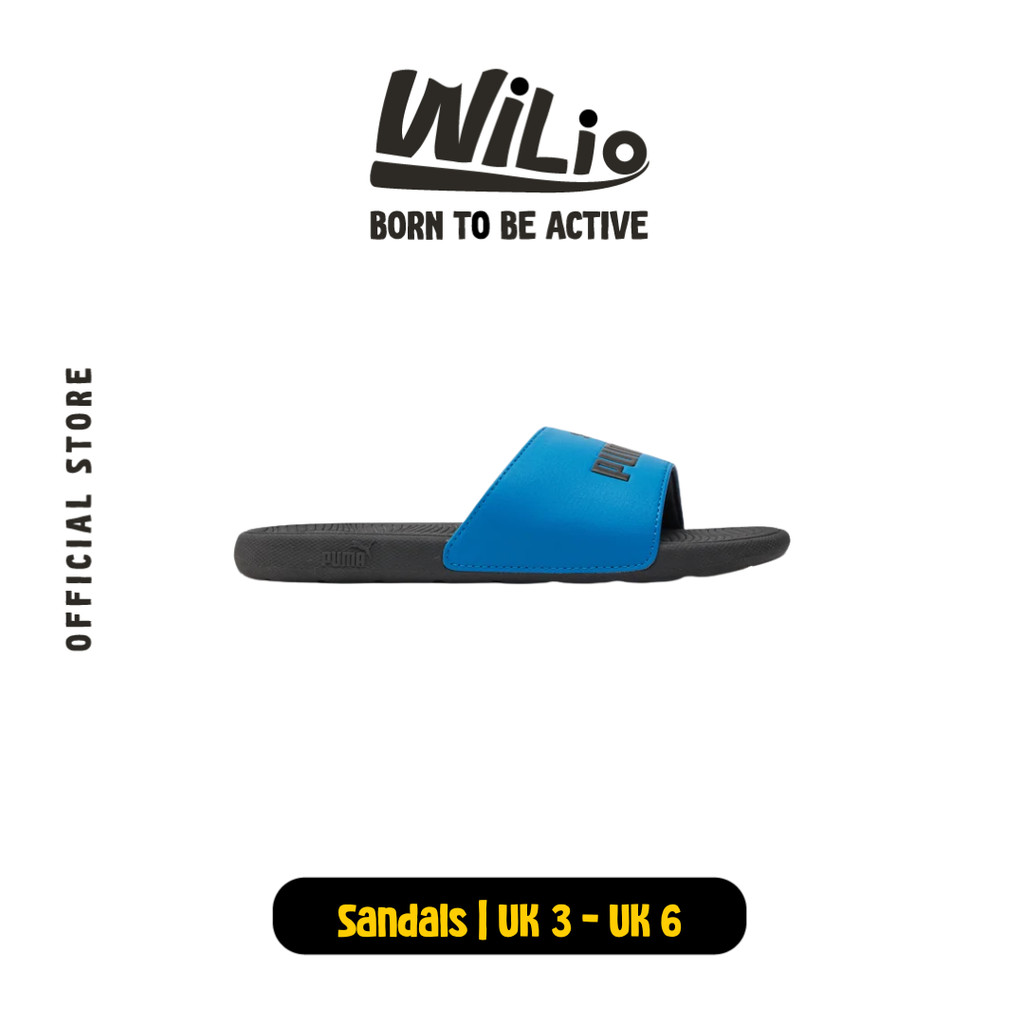 PUMA Cool Cat 2.0 Jr Future 39088107 - Sandal Anak (Biru)