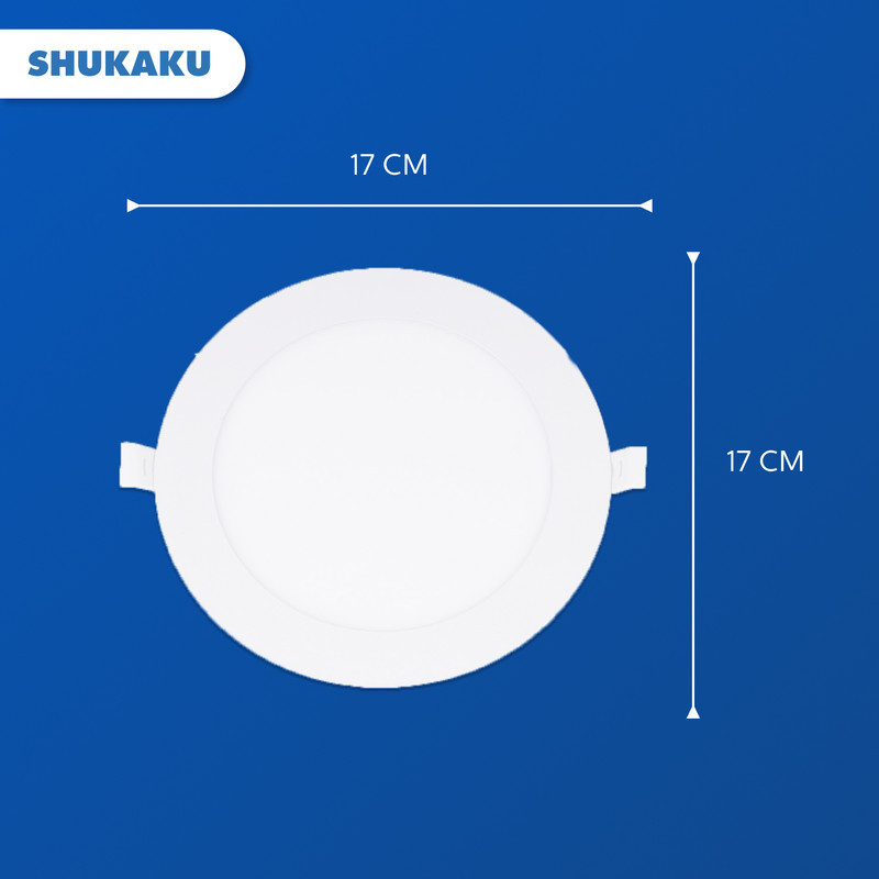 SHUKAKU LAMPU DOWNLIGHT LED  12 Watt Cahaya kuning 3000K