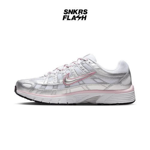 NIKE P6000 WHITE METALLIC SILVER PINK - BV1021108 - Size 36