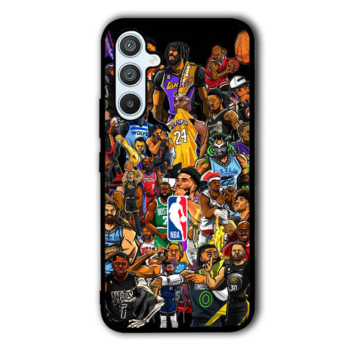 Case Casing TPU Samsung Galaxy A17 A107 A56 A36 A26 A16 NBA Player FR0168 Hybrid Case Rubber Glossy