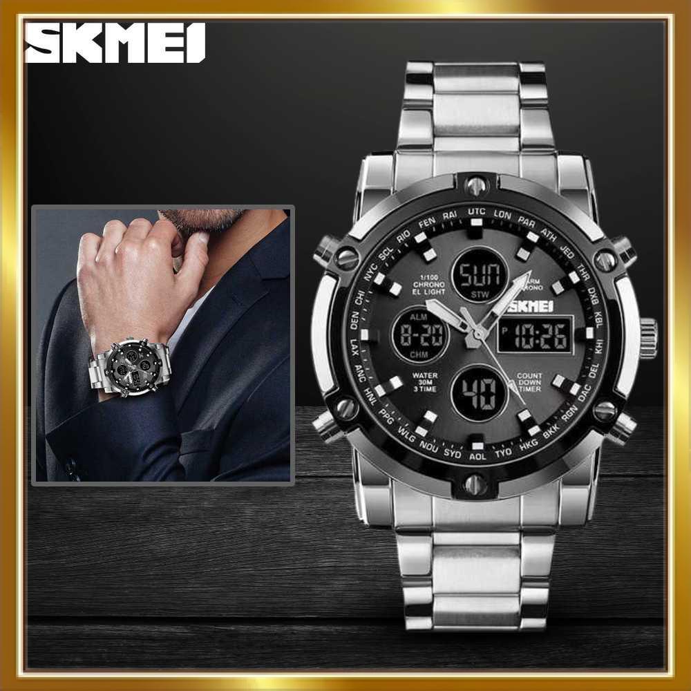 SKMEI Jam Tangan Kasual Digital Analog Pria - 1389