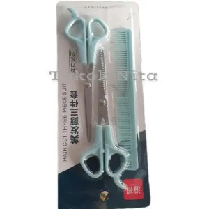 GUNTING GROOMING SET - Gunting Sisir Grooming Bulu Kucing Anjing
