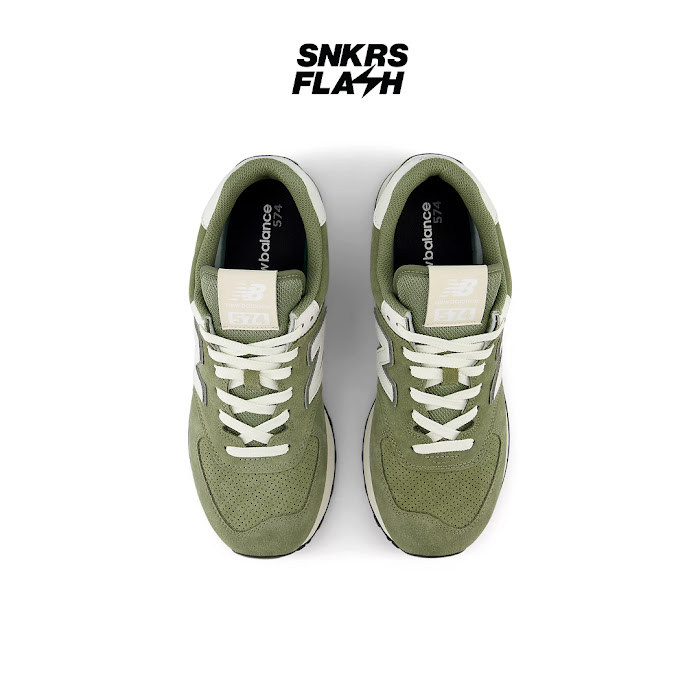 NEW BALANCE 574 DARK OLIVINE SEASALT - U574GCE - Size 44