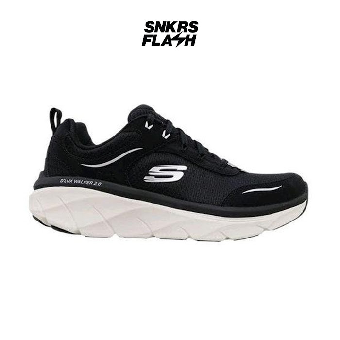 SKECHERS SPORT DLUX WALKER 2 BLACK WHITE - 150005BKW - Size 39