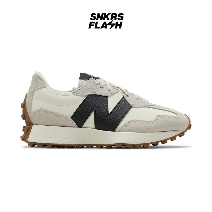 NEW BALANCE 327 MOONBEAM BLACK GUM - WS327GD - Size 38