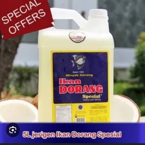 minyak goreng ikan dorang 5liter