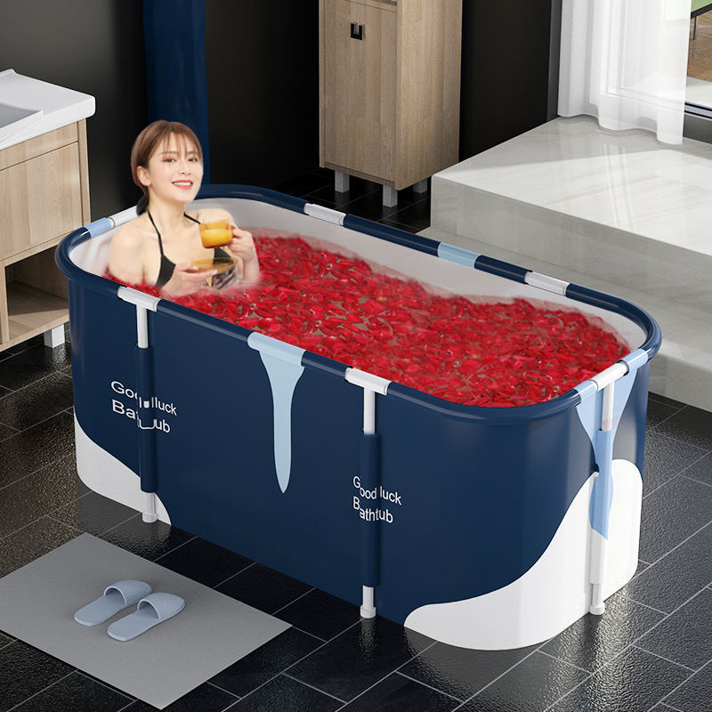 Bak Mandi Lipat Dewasa Bathtub Portable Folding SPA Kolam Renang Mini 135cm MB-140 Moonbeam