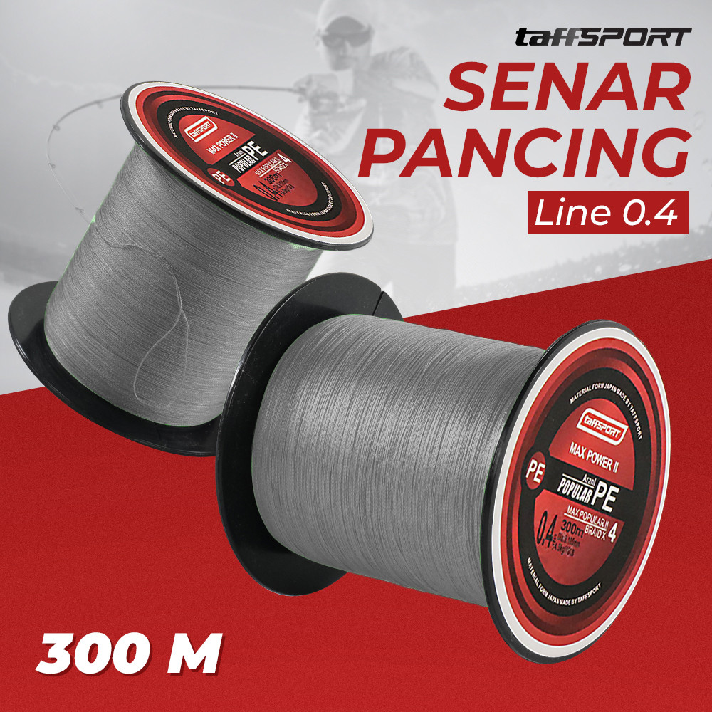 Makassar TaffSPORT Senar Tali Pancing Fishing PE Braided Thick Line 300M