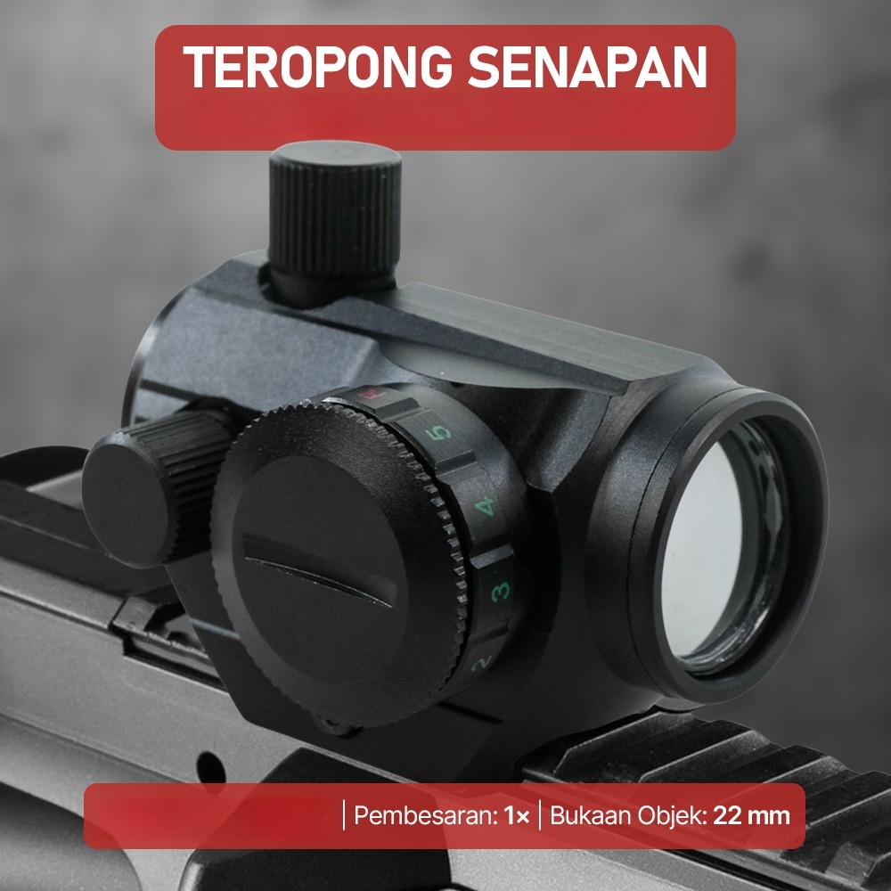 Teropong Senapan Holographic Red Dot Scope 20mm - M-01