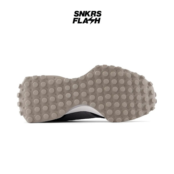 NEW BALANCE 327 Black Light Out Grey Sepatu Sneakers Unisex - U327LNB - Size 40.5