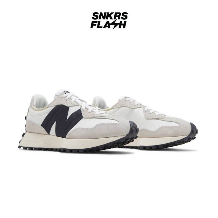 NEW BALANCE 327 Sea Salt Black聽 Sepatu Sneakers Wanita - WS327FE - Size 37.5