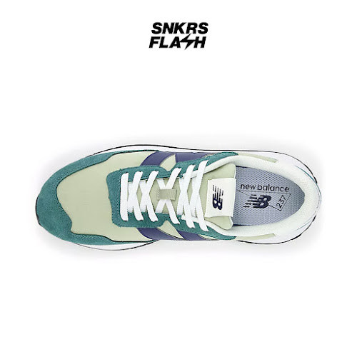 NEW BALANCE 237 Green Olive Sepatu Sneakers Pria  - MS237MGB - Size 42.5