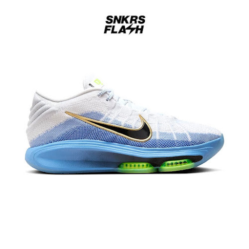 NIKE AIR Zoom Gt Hustle 3Gp Fundamental White Sepatu Basket Pria  - FV5952100 - Size 40.5