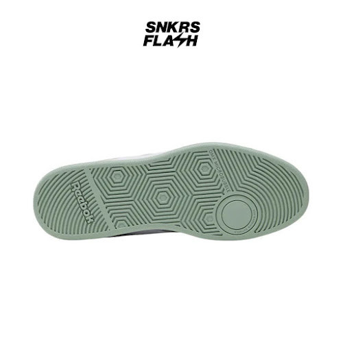 REEBOK COURT Advance White Hybrid Green Sepatu Sneakers Unisex  - 100208947 - Size 40