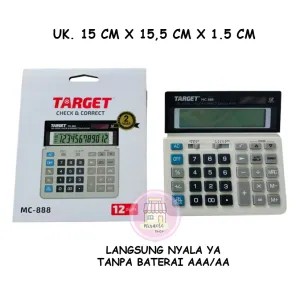 Kalkulator Biasa Target MC - 888 (12 digit)