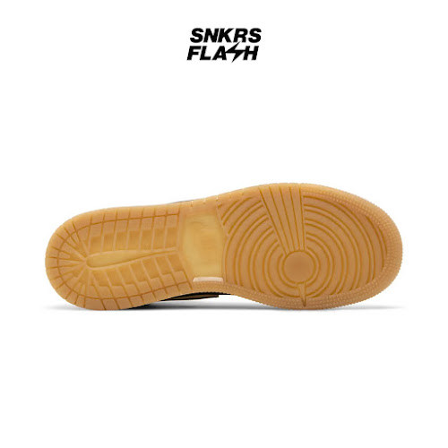 NIKE Air Jordan 1 Retro High Og Black Metallic Gold (Gs) Sepatu Sneakers Unisex - Fd1437071 - Size 38