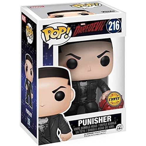 Funko Pop Marvel Netflix Daredevil Punisher Chase Variant Limited Edition