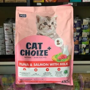 cat choize tuna salmon kitten 450gr
