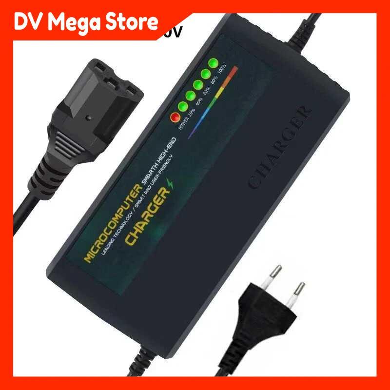 DV Mega Store JHOPASS Charger Aki Sepeda Listrik Smart Battery Charger Portable - JH-20