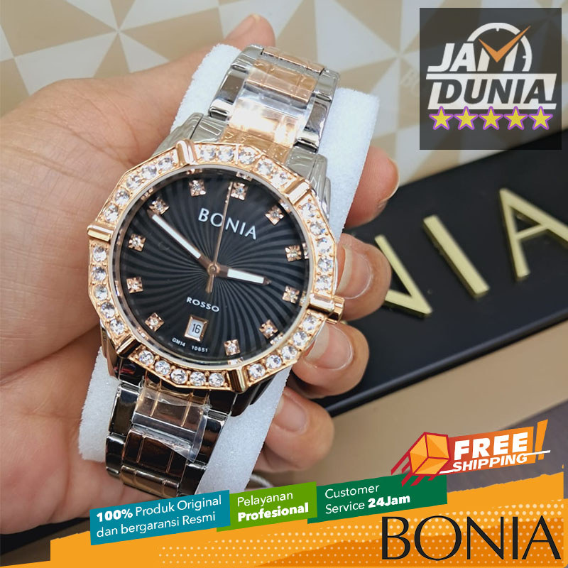 JAM WANITA BONIA ROSSO ORIGINAL JAM ANALOG BONIA BNB10651-2637S BONIA BNB10651 2637S BONIA BNB 10651