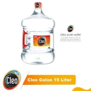 Air Cleo asli+ Galon 19 liter
