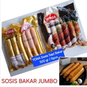 Yona Sosis Bakar Sapi Jumbo