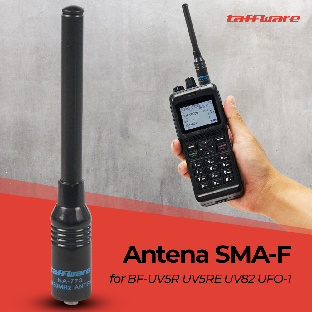 Antena HT SMA Female model lipat fleksibel panjang sinyal kuat untuk BF UV5R UV5RE UV82