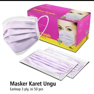 Masker ONEMED earloop Ungu