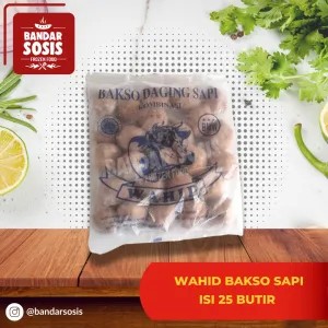 Bakso sapi Wahid isi 25