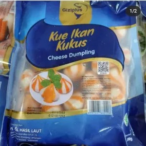 Dumpling cheese gizi plus (bakso ikan isi keju) berat 500gr 500g