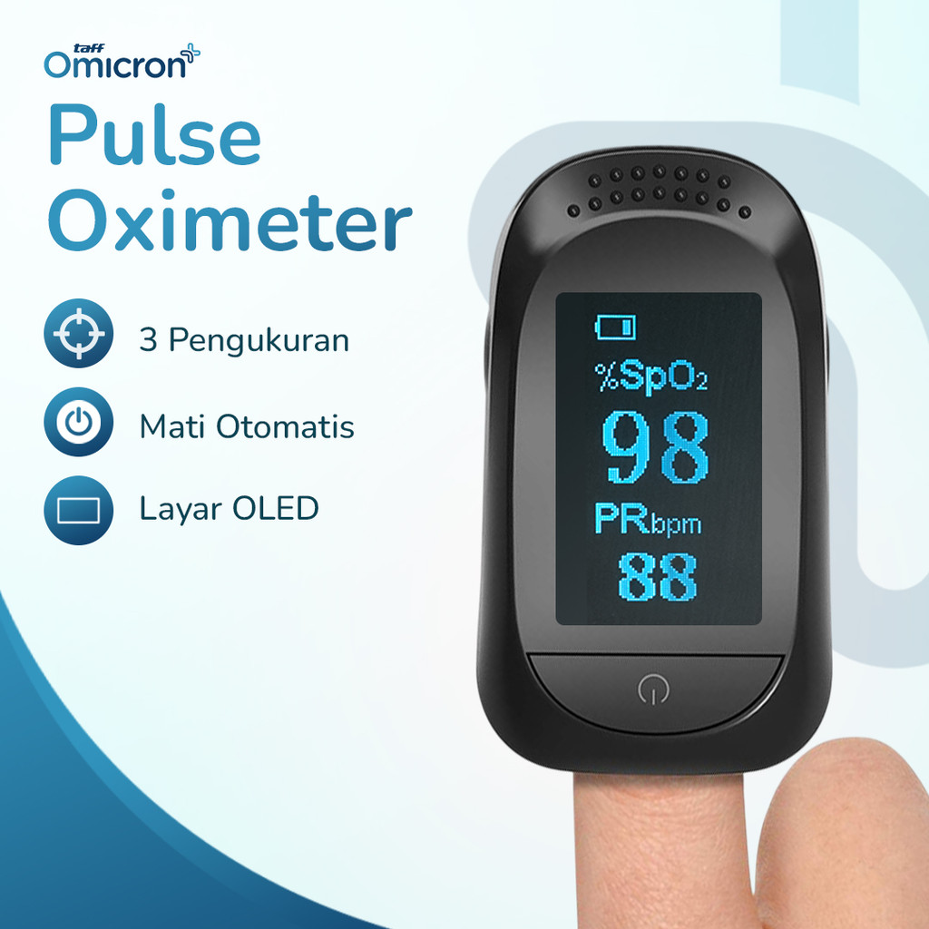 Fingertip Pulse Oximeter Alat Ukur Saturasi Oksigen Darah - PO-A2AO