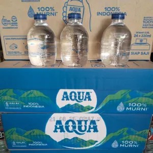 aqua botol gemoy 220ml 220ml