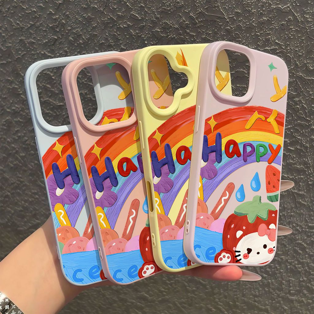 Beras Ketan Pelangi Case Oppo Reno 15F 5G A6X A6 A3X A5 2025 14F A5I Pro A6T Pro Case