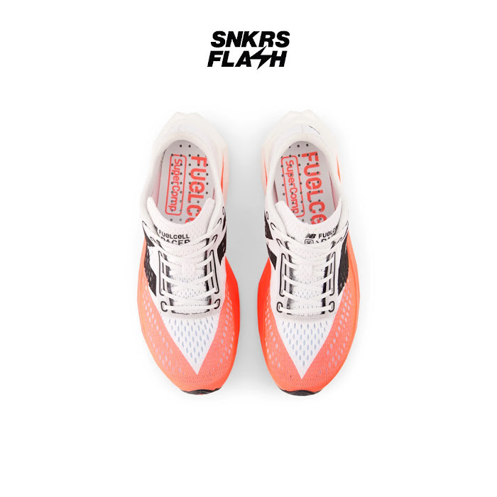 NEW BALANCE Fuelcell Supercomp Pacer V2 Red White Sepatu Lari Pria - MFCRRCU2 - Size 42