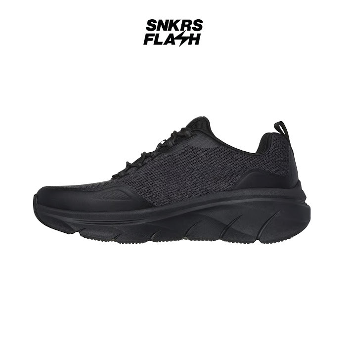 SKECHERS Sport Dlux Walker 2 Triple Black Sepatu Training Pria - 232719WWBBK - Size 41
