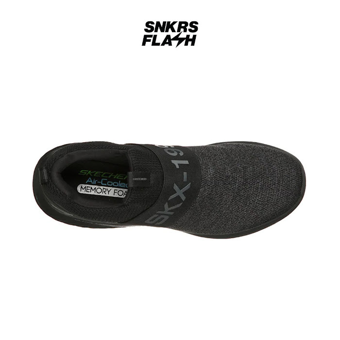 SKECHERS Sport Bounder Triple Black Sepatu Training Pria - 232281BBK - Size 41