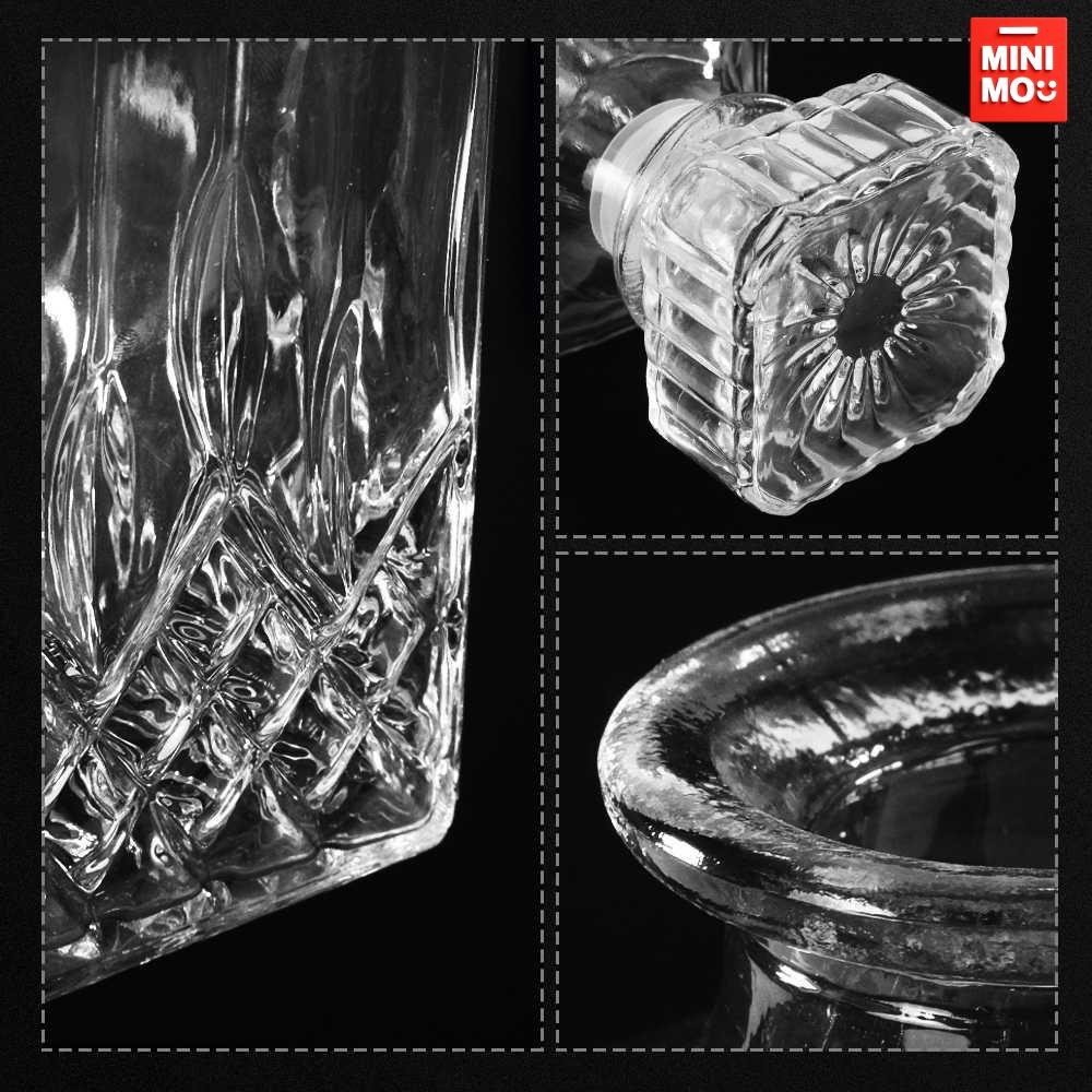 Minimo Decanter Glass Bottle Liquor Scotch Luxury 950ml - EJ50HF