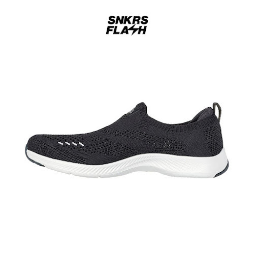 SKECHERS SPORT Active Vapor Foam Black White Sepatu Casual Wanita  - 104637BKW - Size 39