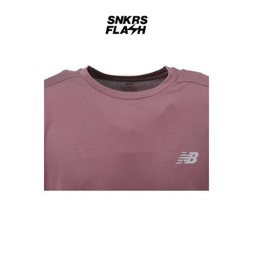 NEW BALANCE Sport Essentials Maroon Baju Lari Pria  - MT41222FDP - Size XL