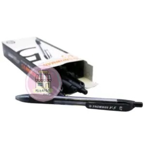 Bolpoint Snowman V-5 Hitam Lusin