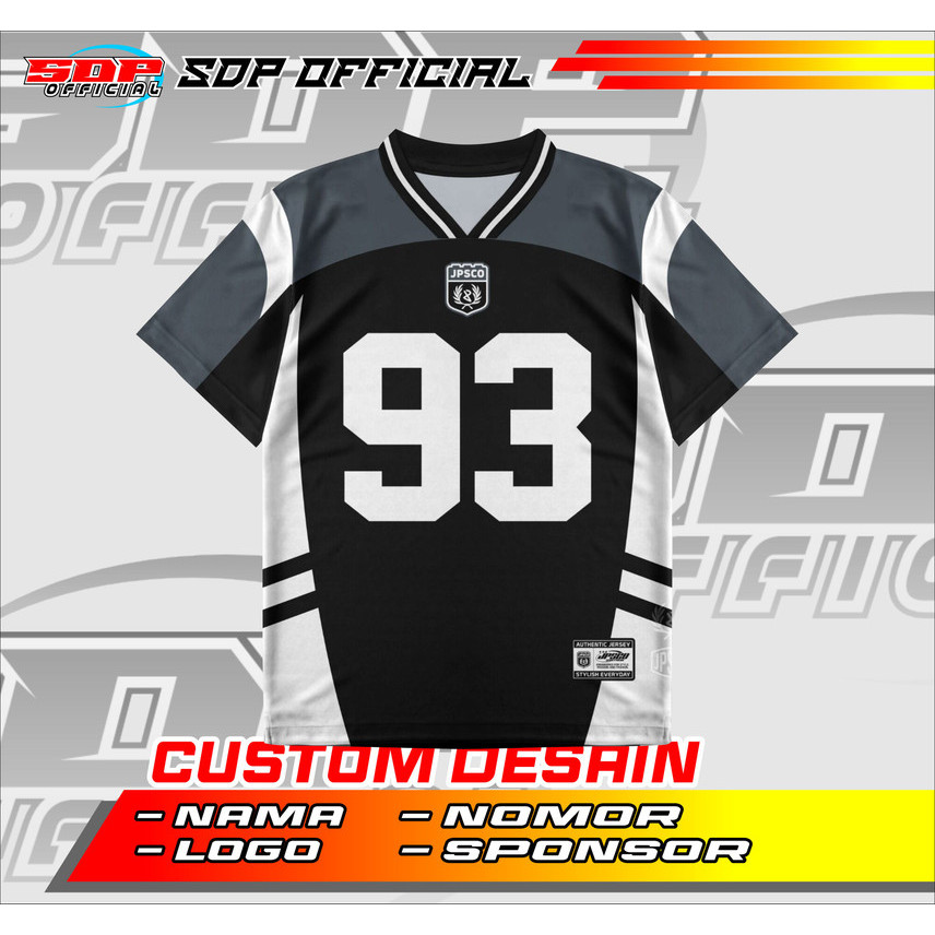 Jersey Futsal Custom Full Printing Full Printing Premium – Baju Kaos Lengan Panjang Desain Team Cust