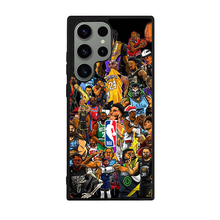 Case Casing Samsung Galaxy S25 24 23 22 21 20 10 FE Plus Ultra Edge NBA Player FR0168 Hybrid Case Ru