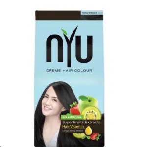 CAT RAMBUT NYU WARNA NATURAL BLACK