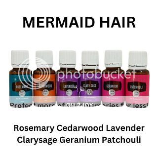 Mermaid Hair Blend Rosemary Cedarwood Lavender Geranium YL Essential Oil 5ml 15ml menumbuhkan rambut
