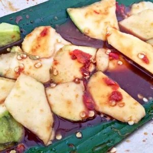 rujak PETIS Madura buah bengkoang MIX timun